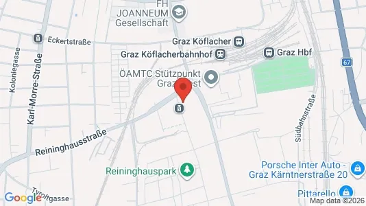 Apartments for rent i Graz - kort over placeringen