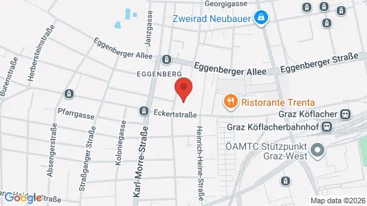 Apartments for rent i Graz - kort over placeringen