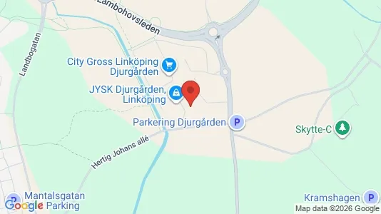 Apartments for rent i Linköping - kort over placeringen