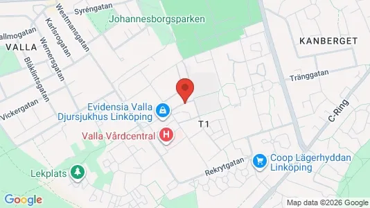 Apartments for rent i Linköping - kort over placeringen