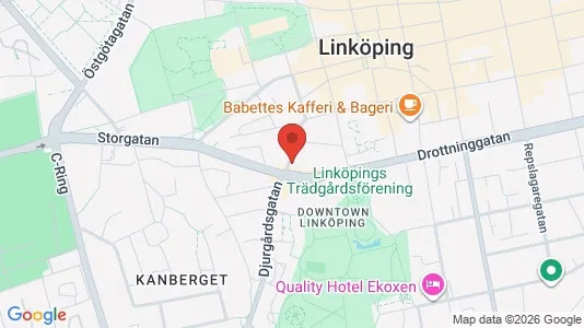 Apartments for rent i Linköping - kort over placeringen