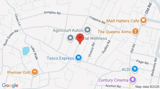 Apartments for rent i Clacton-on-Sea - Essex - kort over placeringen