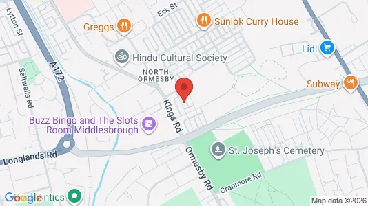 Apartments for rent i Middlesbrough - Cleveland - kort over placeringen