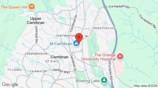 Apartments for rent i Cwmbran - Gwent - kort over placeringen
