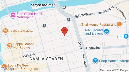 Apartments for rent i Norrköping - kort over placeringen