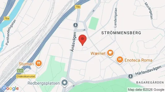 Apartments for rent i Örgryte-Härlanda - kort over placeringen