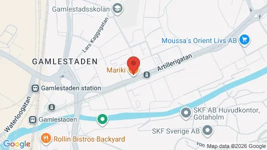 Apartments for rent i Gothenburg East - kort over placeringen