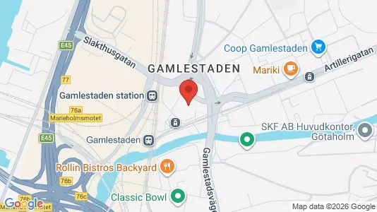 Apartments for rent i Gothenburg East - kort over placeringen