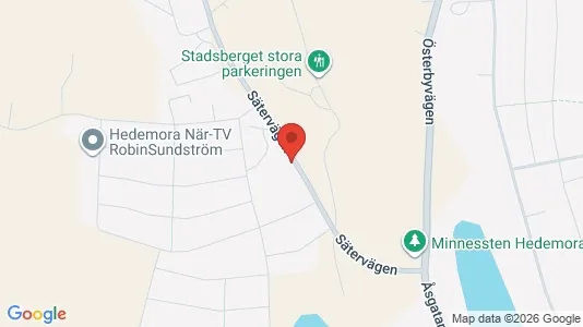 Apartments for rent i Hedemora - kort over placeringen