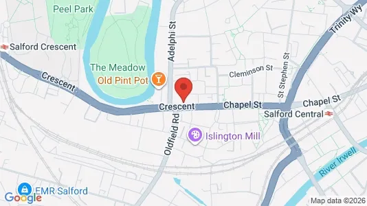 Apartments for rent i Salford - Lancashire - kort over placeringen