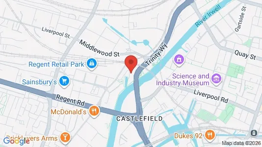 Apartments for rent i Manchester - Lancashire - kort over placeringen