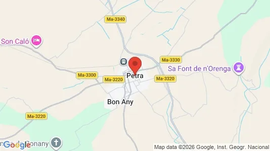 Houses for rent i Petra - kort over placeringen