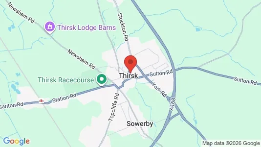 Houses for rent i Thirsk - North Yorkshire - kort over placeringen