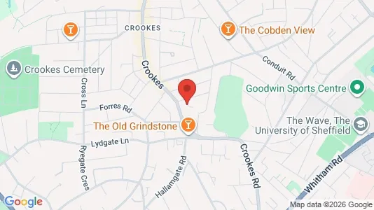 Apartments for rent i Sheffield - South Yorkshire - kort over placeringen