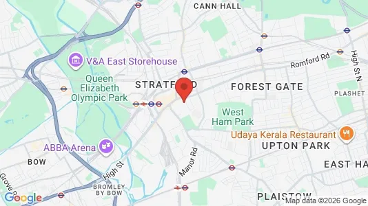 Apartments for rent i London E15 - kort over placeringen