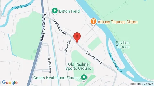 Apartments for rent i Thames Ditton - Surrey - kort over placeringen