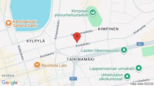 Apartments for rent i Lappeenranta - kort over placeringen