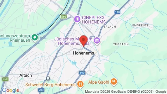 Houses for rent i Hohenems - kort over placeringen