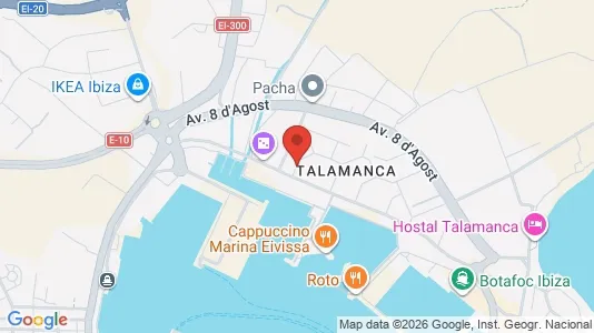Apartments for rent i Eivissa - kort over placeringen