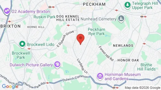 Apartments for rent i London SE22 - kort over placeringen