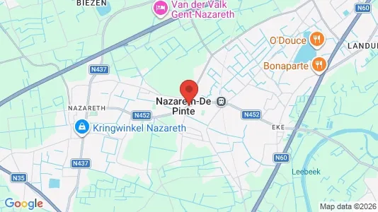 Houses for rent i Nazareth - kort over placeringen