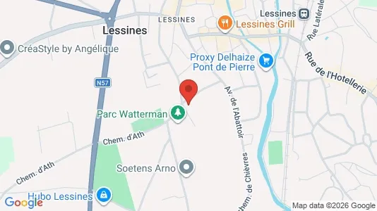 Apartments for rent i Lessen - kort over placeringen