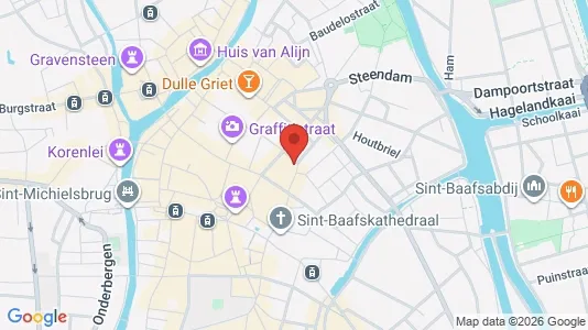 Apartments for rent i Stad Gent - kort over placeringen