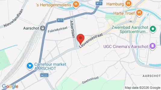 Apartments for rent i Aarschot - kort over placeringen