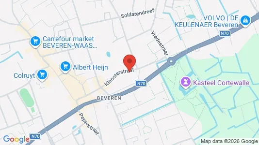 Apartments for rent i Beveren - kort over placeringen