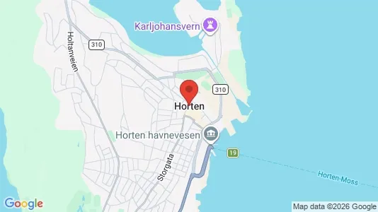 Apartments for rent i Horten - kort over placeringen