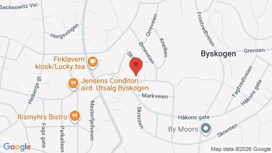 Apartments for rent i Larvik - kort over placeringen