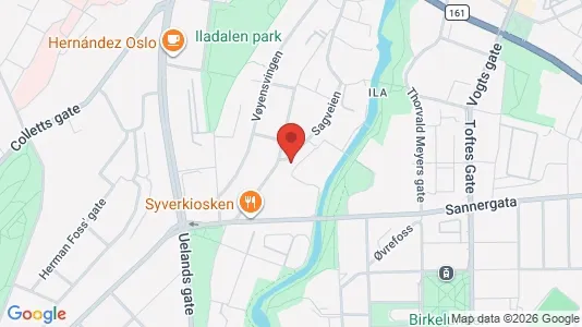 Apartments for rent i Oslo Sagene - kort over placeringen