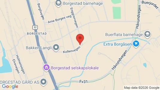 Apartments for rent i Skien - kort over placeringen