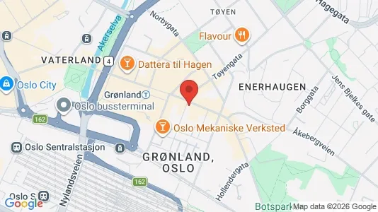 Apartments for rent i Oslo Gamle Oslo - kort over placeringen