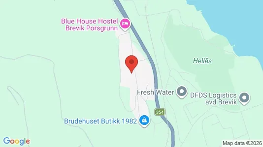 Rooms for rent i Porsgrunn - kort over placeringen
