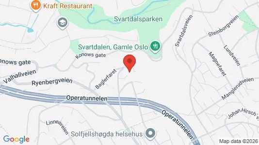 Apartments for rent i Oslo Nordstrand - kort over placeringen
