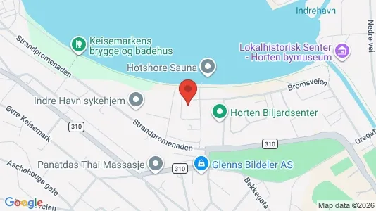 Apartments for rent i Horten - kort over placeringen