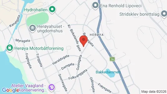 Rooms for rent i Porsgrunn - kort over placeringen