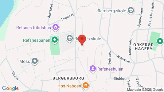 Apartments for rent i Moss - kort over placeringen