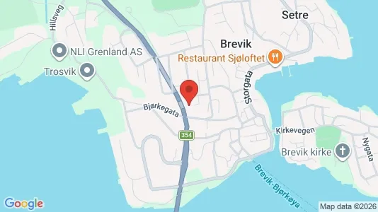 Apartments for rent i Porsgrunn - kort over placeringen