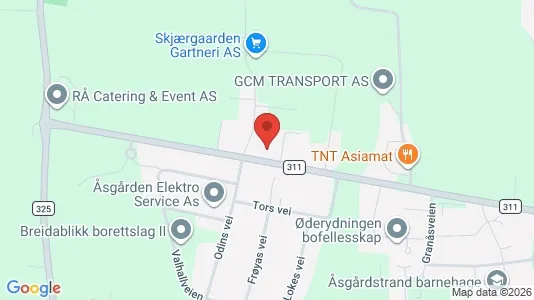 Apartments for rent i Horten - kort over placeringen