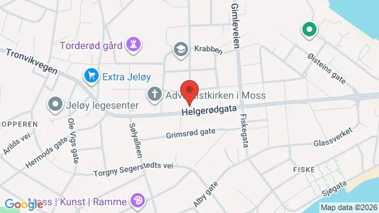 Apartments for rent i Moss - kort over placeringen