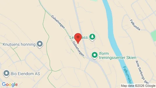 Apartments for rent i Skien - kort over placeringen