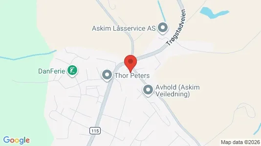 Apartments for rent i Askim - kort over placeringen