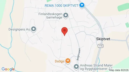 Apartments for rent i Skiptvet - kort over placeringen