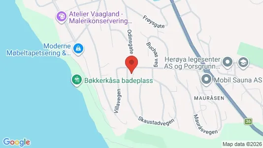 Apartments for rent i Porsgrunn - kort over placeringen