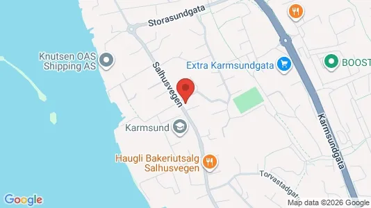 Apartments for rent i Haugesund - kort over placeringen