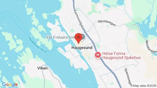 Rooms for rent i Haugesund - kort over placeringen