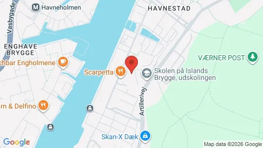 Apartments for rent i Copenhagen S - kort over placeringen