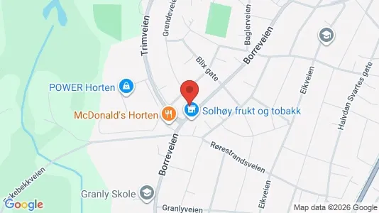 Apartments for rent i Horten - kort over placeringen